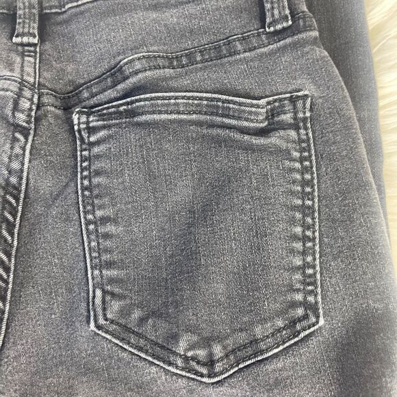 Free People Distressed Black Skinny Jeans Sz 26 - Picture 10 of 10